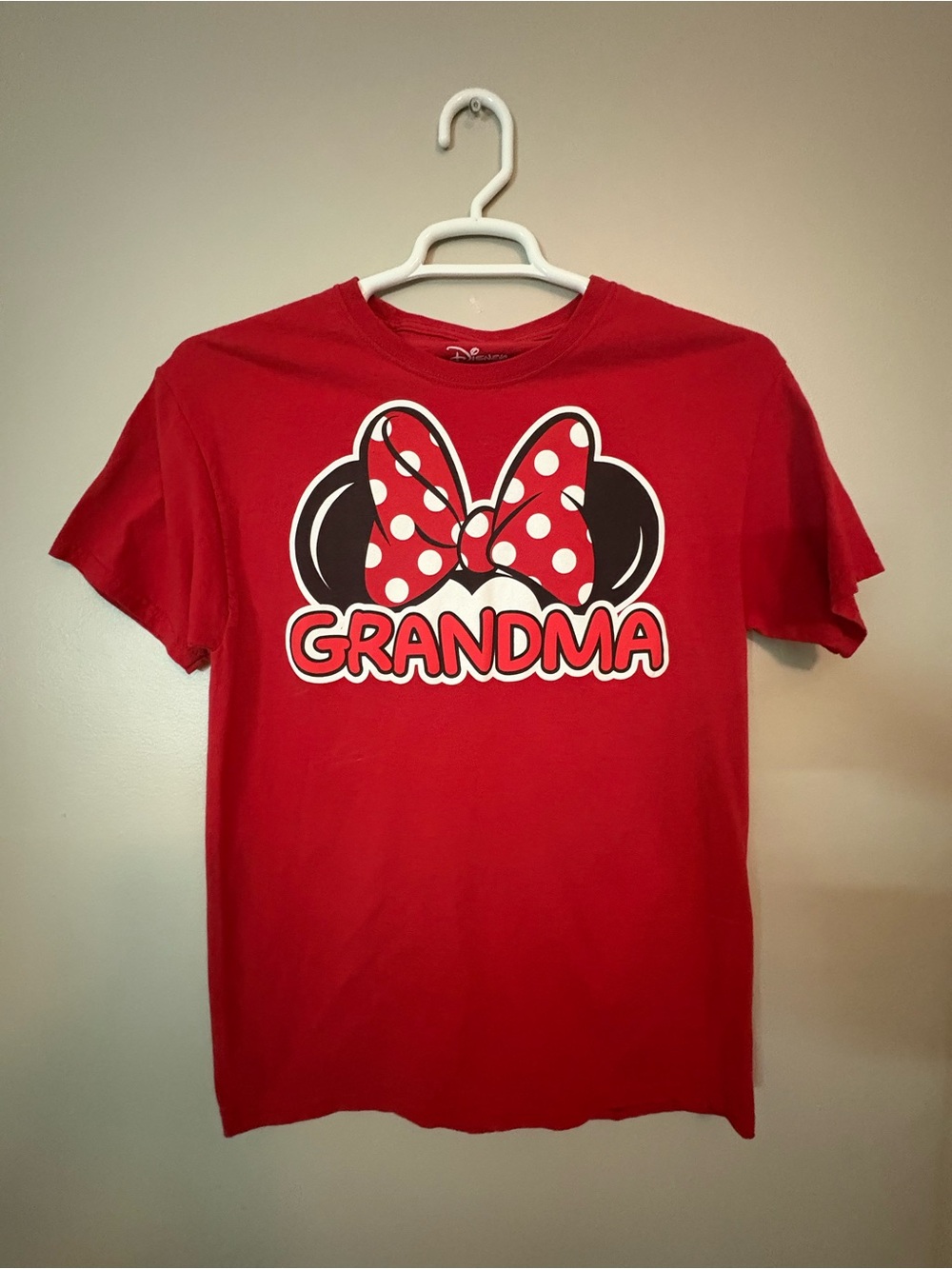Disney Red Minnie Bow Grandma Graphic Tee